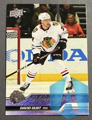 2023-24 Upper Deck Series 1 Young Guns #218 David Gust - Chicago Blackhawks